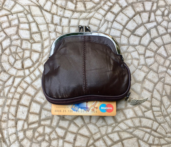 Coronado Leather Concealed Carry Bison Hobo Shoulder Bag Purse Locking  Zipper | eBay